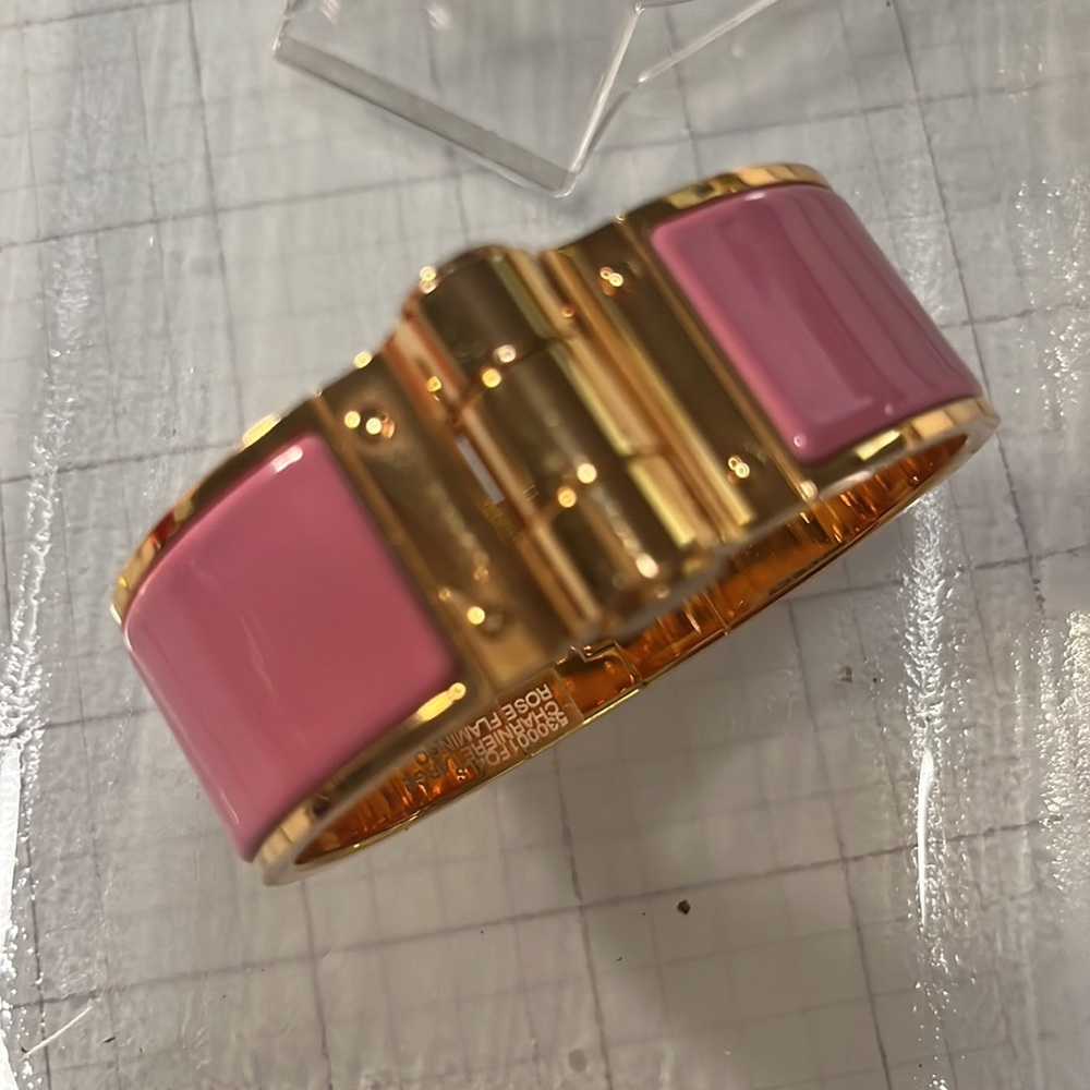 Hermes wide hinge bracelet